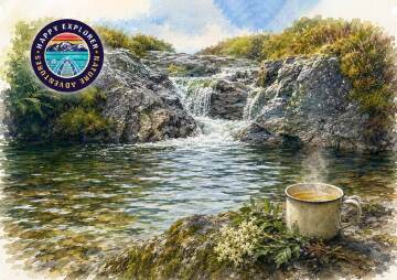 Wild Waterfall Walk, Dip, with Hot Foraged Drinks